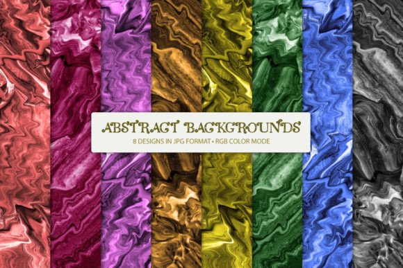 8 Abstract Paint Backgrounds: Vibrant Texture for Modern Design