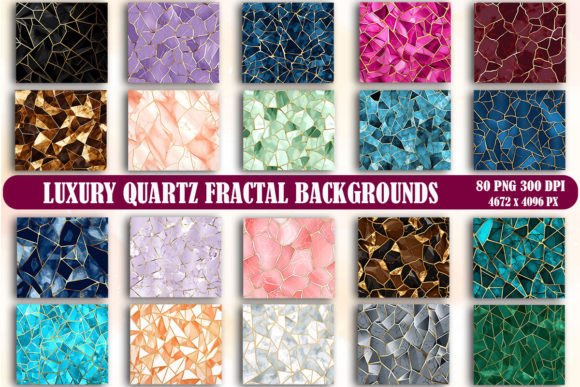 Discovering Luxury Quartz Fractal Backgrounds for Design
