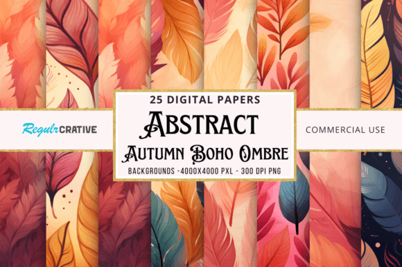 Embrace Autumnal Warmth with a Versatile Background Bundle
