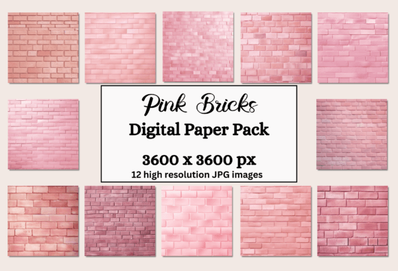 Unlock Creative Potential with Pink Brick Texture Backgrounds