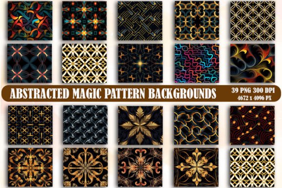 Unlocking Creative Depth with Abstracted Magic Pattern Backgrounds