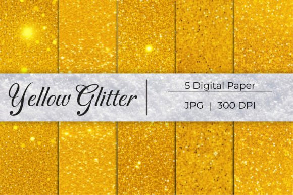 Yellow Glitter Paper Backgrounds: Elevate Your Digital Creations